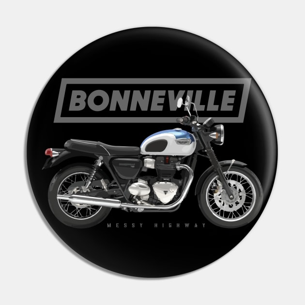 Triumph Bonneville T100 17 blue, sl Pin by MessyHighway