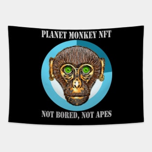 Planet Monkey Animals Not Bored Apes Tapestry