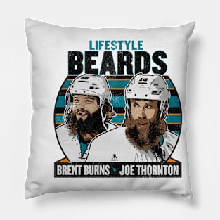 Brent Burns Seattle Lifestyle Beards Pillow