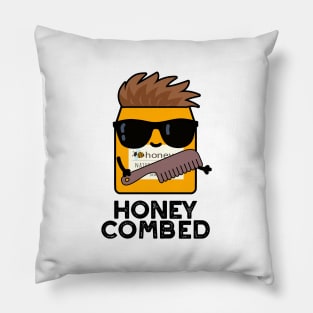 Honey Combed Cute Honey Pun Pillow