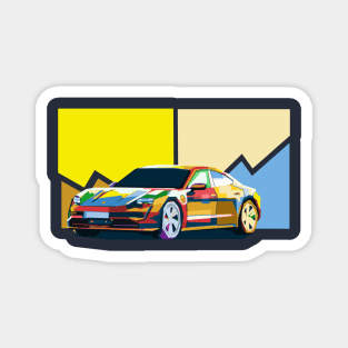 Porsche Taycan Magnet