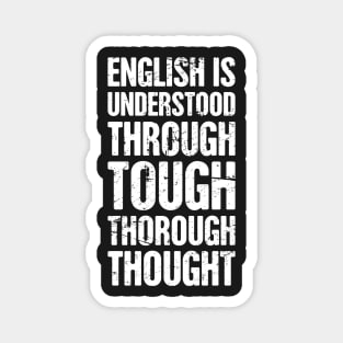 Funny English Teacher Quote Magnet