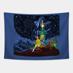 PIZZA WARS Tapestry