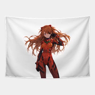 Asuka Langley Soryu evangelion Illustration 6 Tapestry