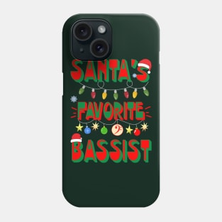 Santa's Favorite Bassist Phone Case