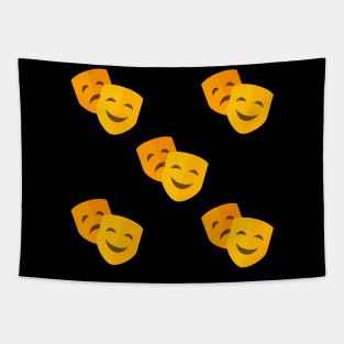 Theatre Masks Perfect Theatre Gift Pattern Tapestry