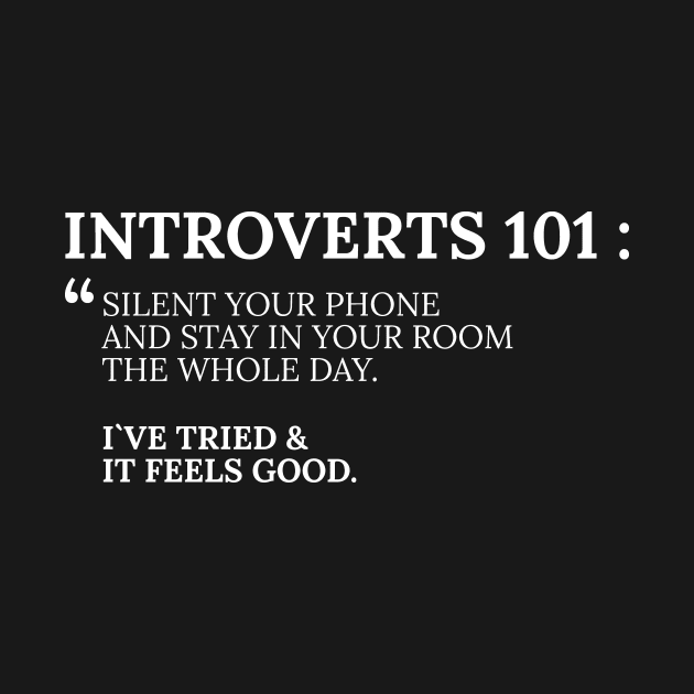 How to be introvert by brewok123