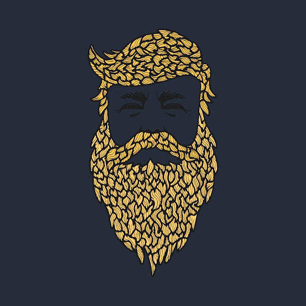 Yellow Beard Man by STierney