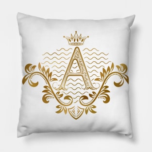 A initial royal Pillow