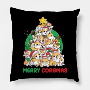 Merry Corgmas Pillow