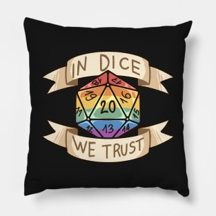 In Dice We Trust - LGBT Pillow