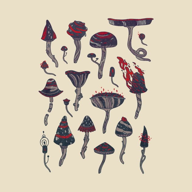 Magic Mushrooms by againstbound