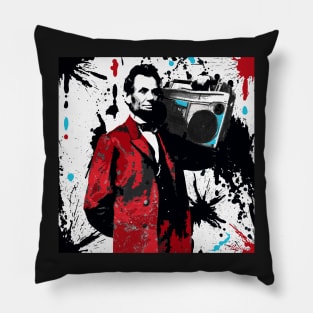 ABRAHAM LINCOLN PARTY LIKE IT'S 1999 Pillow