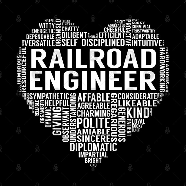 Railroad Engineer Heart by LotusTee