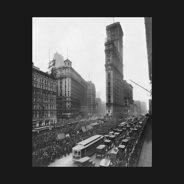 Vintage Times Square NYC Photograph (1911) by Bravuramedia