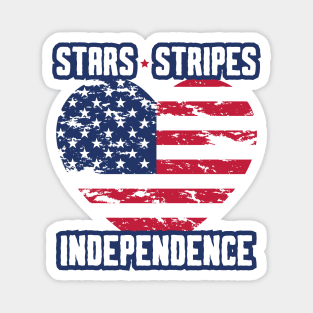 Stars Stripes and Independence Magnet