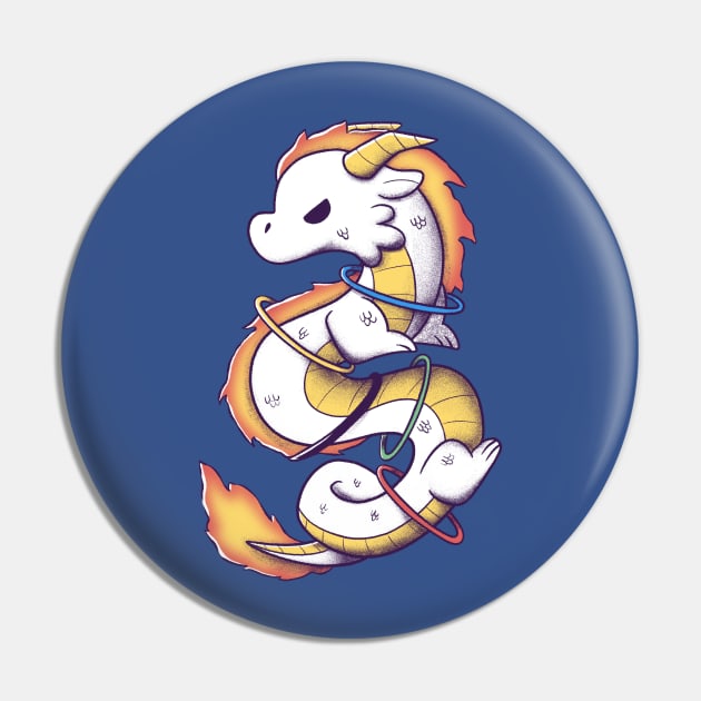 Olympic Flame Dragon Pin by TaylorRoss1