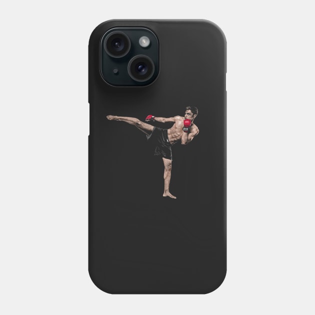 Kick-boxing Phone Case by sibosssr