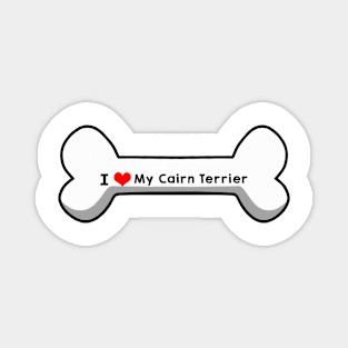 I Love My Cairn Terrier Magnet