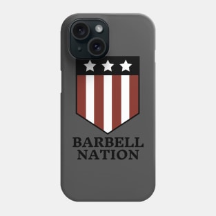 Barbell nation. Phone Case