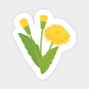 Cute Colorful Dandelion Magnet