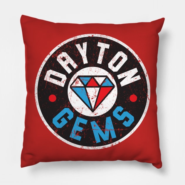 Dayton Gems Pillow by MindsparkCreative