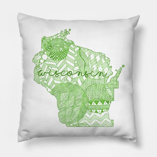 Wisconsin Pillow by ally1021