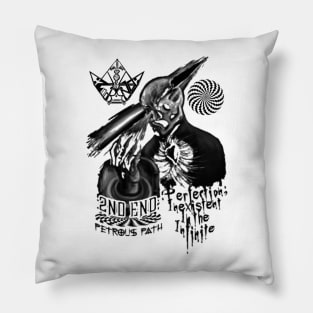 Official :2nd End; Enlightenment With Lyrics (Black) Pillow