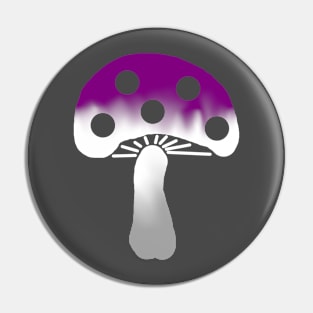 Ace Pride Mushroom Pin