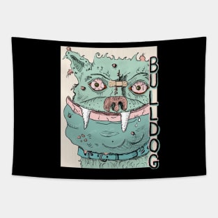 Monster Bulldog Tapestry