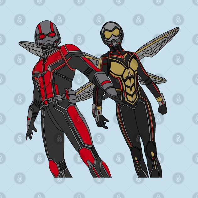 Ant man & The wasp by sara-fanarts