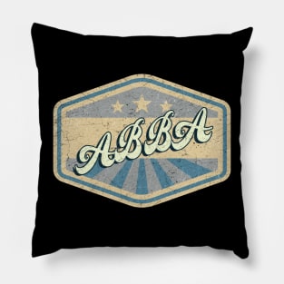 vintage abba Pillow