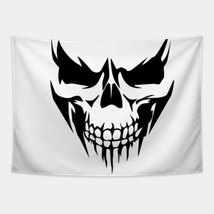 Feel-ink Skull Death Dead Halloween Scary Cranium Face Tapestry