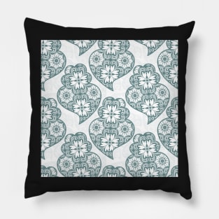 Traditionall portuguese Viana's heart and azulejo tiles Pillow