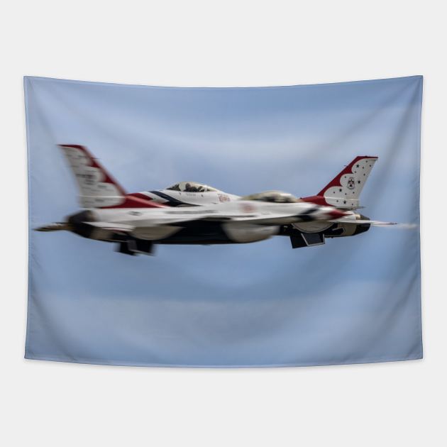 Thunderbird Solos Crossing Tapestry by acefox1