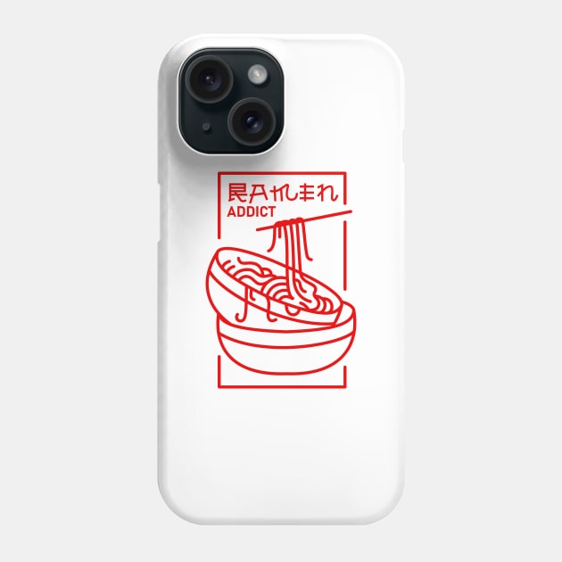 Ramen Addict Phone Case by VEKTORKITA