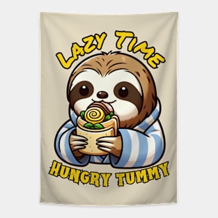 BLT lazy sloth Tapestry