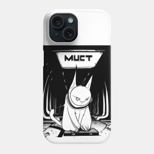 Techno underground cat - Catsondrugs.com - Techno, rave, edm, festival, techno, trippy, music, 90s rave, psychedelic, party, trance, rave music, rave krispies, rave flyer T-Shirt Phone Case