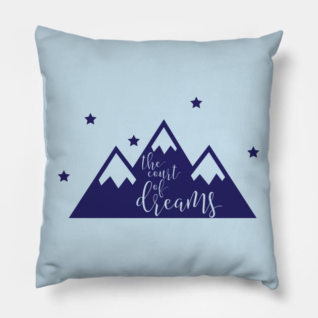 The Court of Dreams Pillow by HeyLochNess