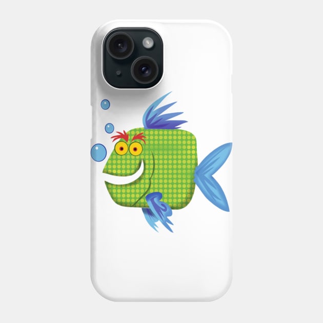 Freaky Fish Phone Case by wolfmanjaq