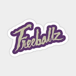 Freeballz Logo Tan Magnet