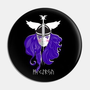 Purple Valkyrie Pin