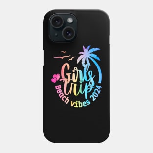 Girls Weekend Women Girls Trip Beach Vibes 2024 Phone Case