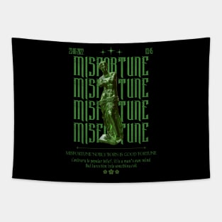 Misfortune - Techno Merch - Streetwear Style Tapestry