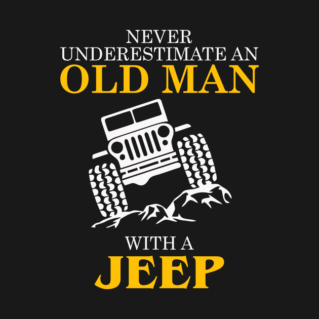 Never underestimate old man with a jeep by nunikwita85