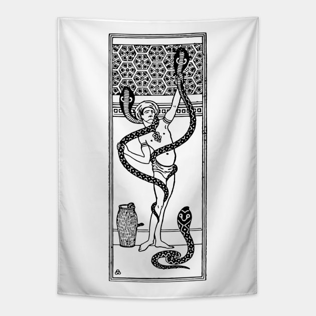 Cobra Charmer Tapestry by TheCosmicTradingPost