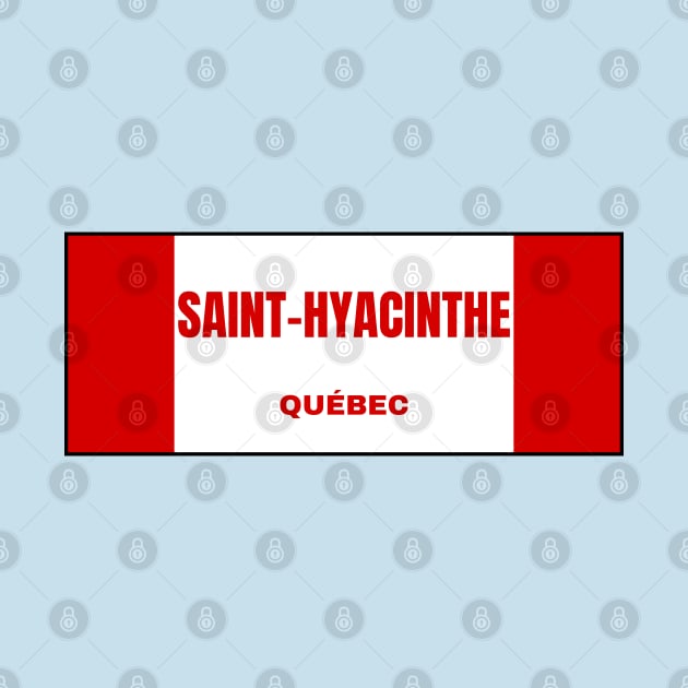 Saint-Hyacinthe City in Canadian Flag Colors by aybe7elf