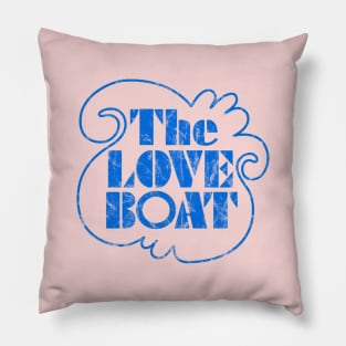 The Love Boat -Authentic Distressed Style Pillow
