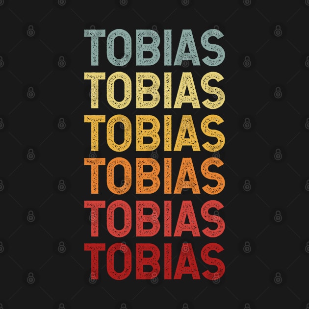 Tobias Name Vintage Retro Gift Named Tobias by CoolDesignsDz