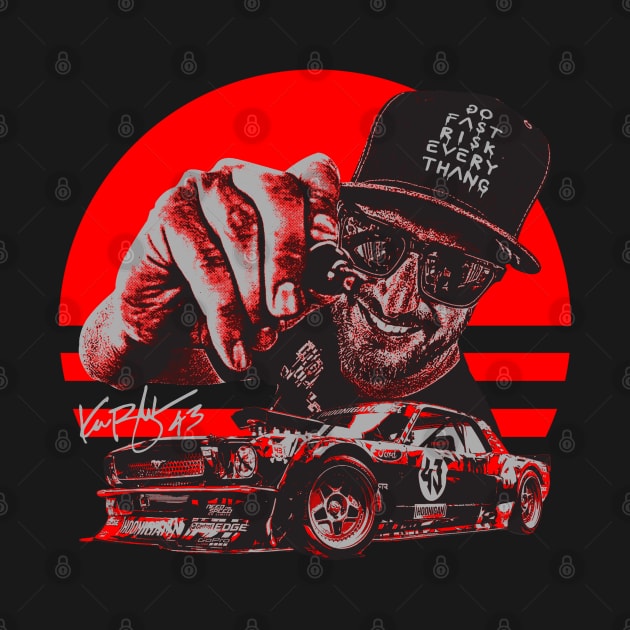 Ken Block Red by Bingung Mikir Nama Design